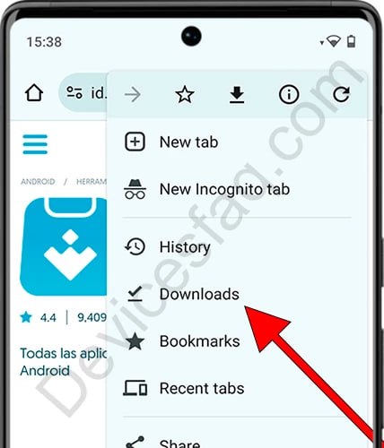 অ্যান্ড্রয়েডে ডাউনলোড খুলুন